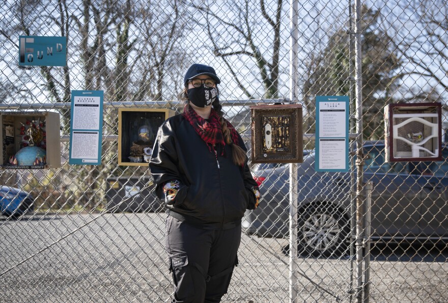 Alicia Tarr started selling masks during the pandemic. She says she found a community of people who were also making masks to help those who either "couldn't get it themselves or it was not affordable."