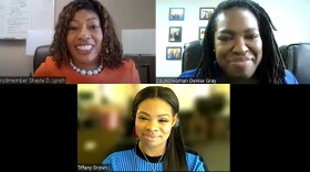Top Left: Lexington Council Member Shayla Lynch, Top Right: Lexington Council Member Denise Gray, Bottom Center: Lexington Equity and Implementation Officer Tiffany Brown