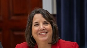 Lt. Gov. Kim Driscoll was in Springfield Friday, March 7, 2025.