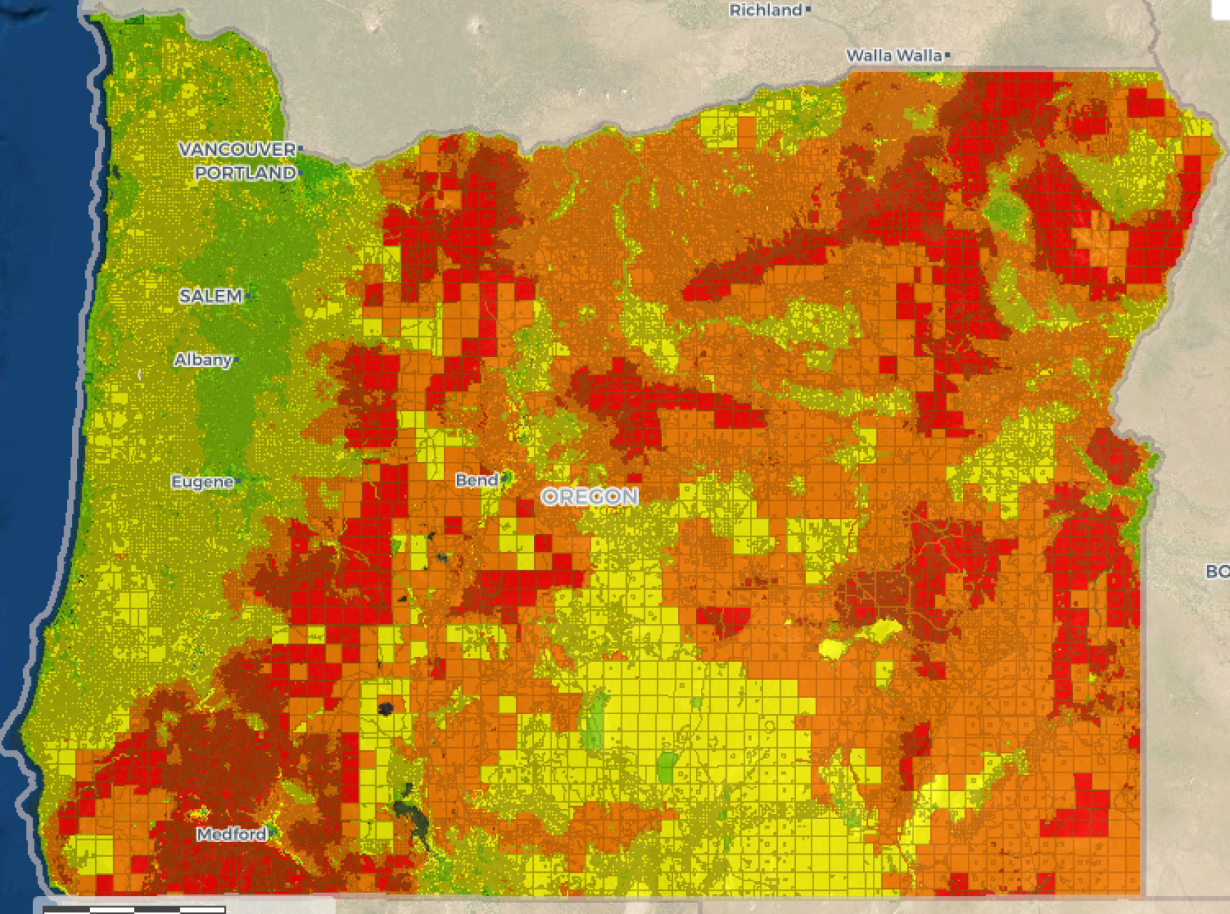 New wildfire maps display risk levels for Oregonians Jefferson Public