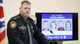 Pike County Sheriff Charles Reader announces arrests in the 2016 slayings of eight family members in rural Ohio.