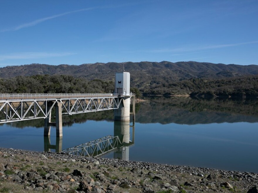 Last February, Lake Mendocino was not depleted as much as it is now. It’s at only 42% capacity today.