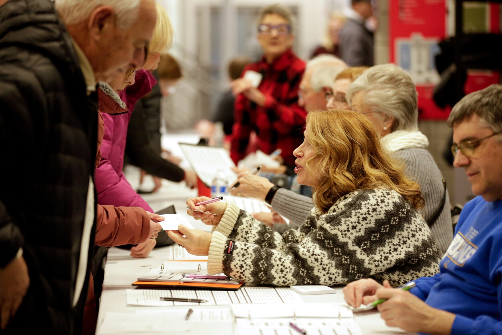 Photos See voters turn out for the Iowa caucuses WWNO