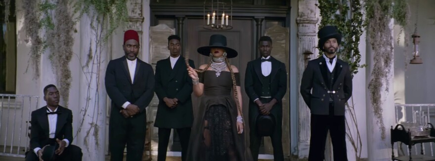 Beyoncé, in a scene from the video for "Formation."