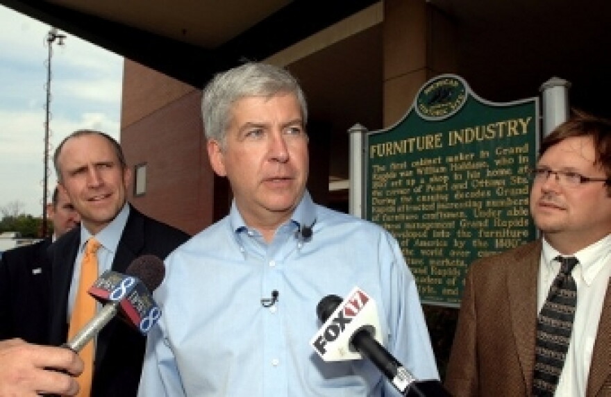 Governor Rick Snyder travels to Kalamazoo today