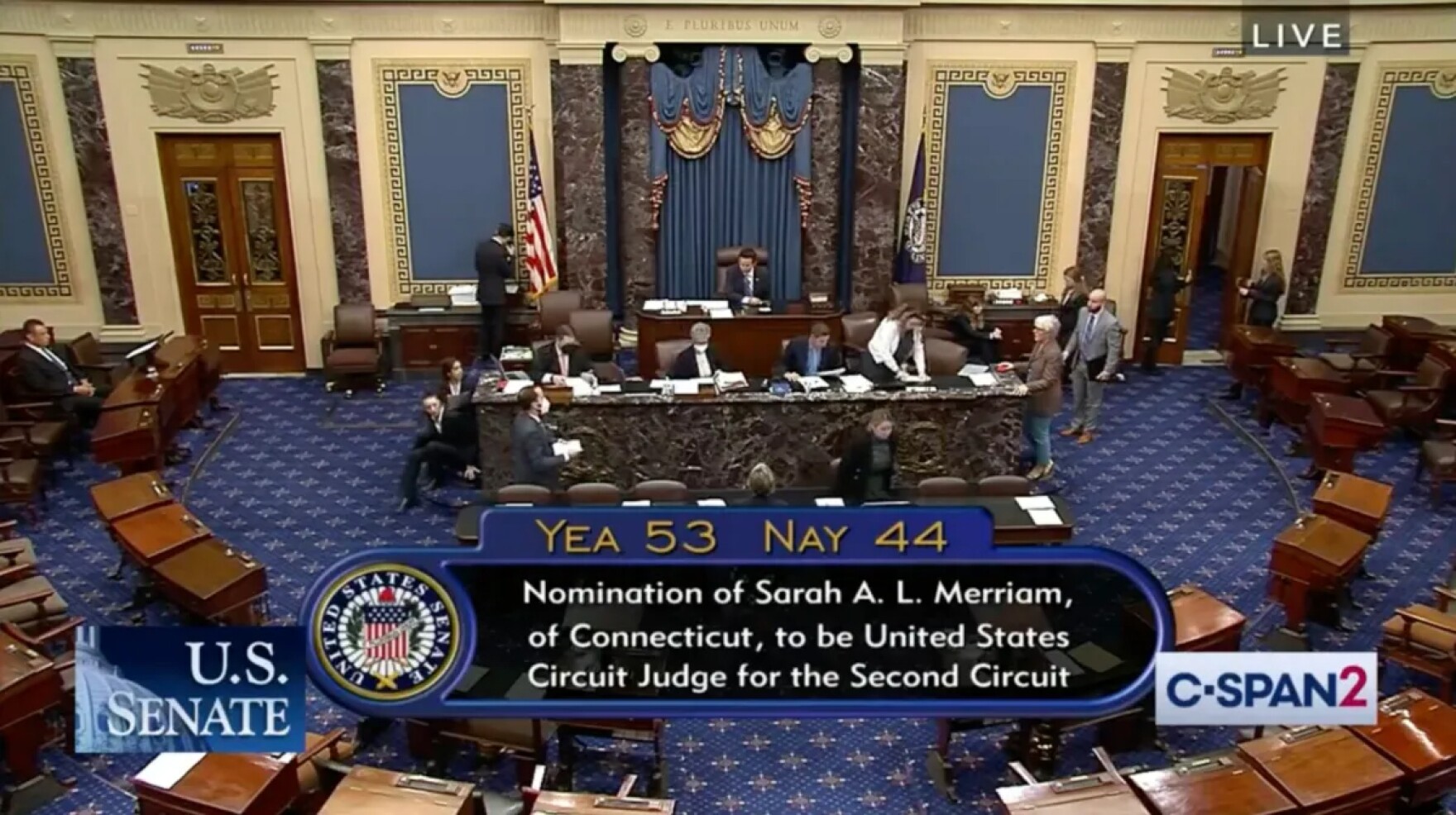 Connecticut Judge Sarah Merriam confirmed to 2nd Circuit Court