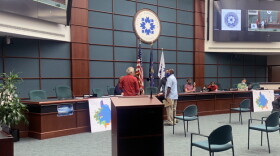 City Council Chambers before recessing and moving annexation hearing to online only.
