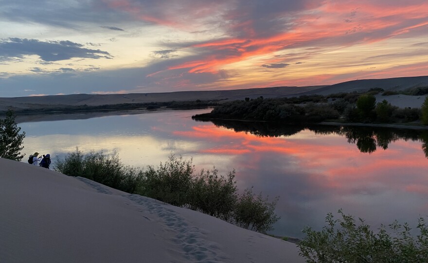 The Bruneau Sand Dunes was the perfect setting for some of the Ice Age scenes in "Prehistoric Planet."