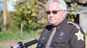 Marion County Sheriff John Layton at a press conference in the fall. (File photo)