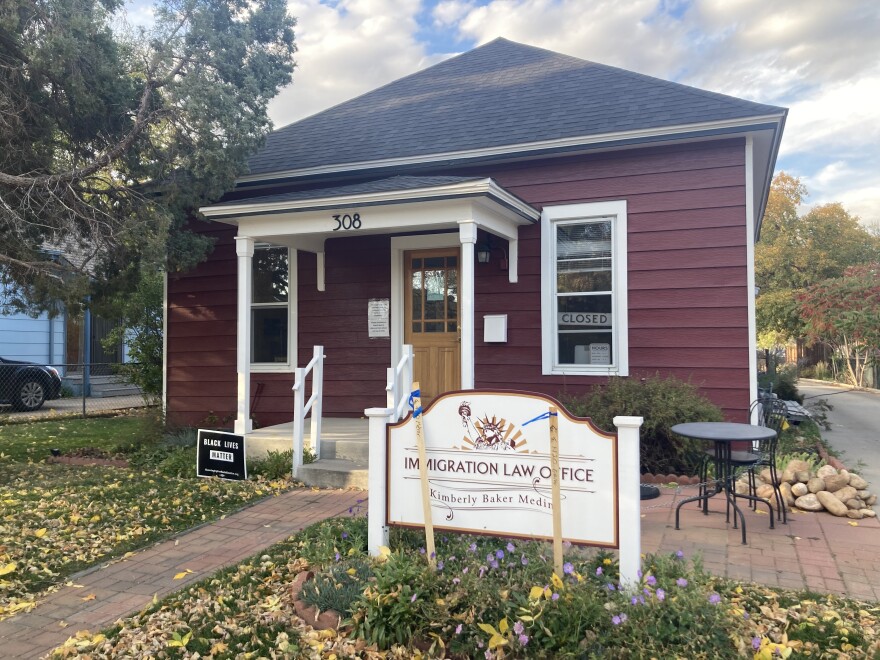 The house on 308 Cherry Street in 2021. It was once home to Virgil Thomas, the first known African American to graduate from a Fort Collins high school.