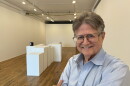 Grafton Nunes, the new executive director of the Cleveland Artists Foundation, inside the organization’s new home at 2731 Prospect Ave. on Cleveland’s East Side.