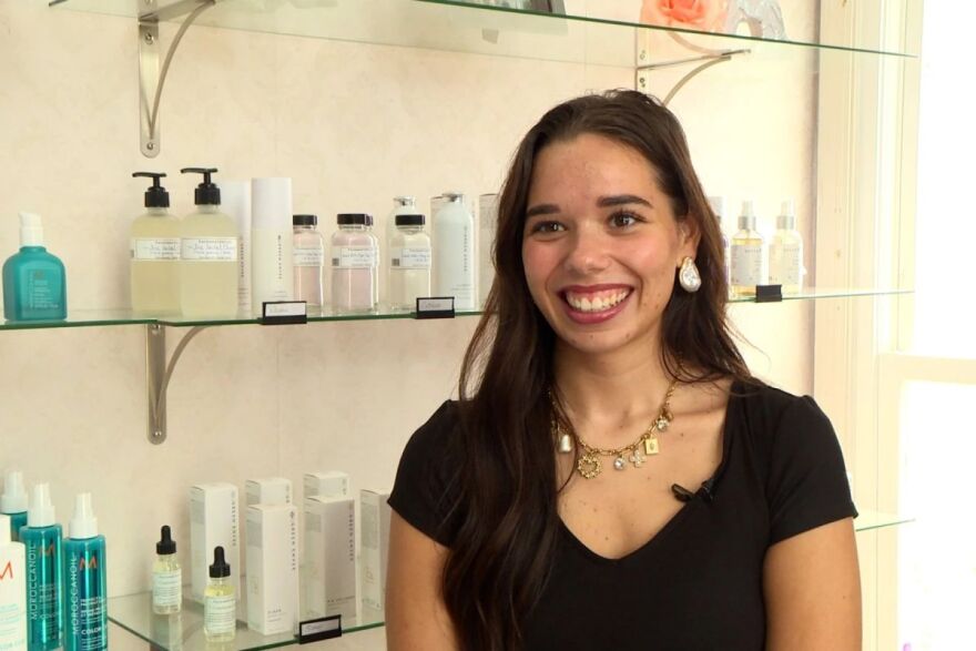 Luna Rogers, an apprentice at Alchemy Salon and Beautique, said her mother was a hairstylist. When she learned about the apprenticeship, she knew she had to take the opportunity.