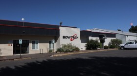 Bowtech's factory factory pro shop—as seen in this August 10, 2026 photo—will close Sept. 6. The company's Eugene staff will go through phased layoffs from late September through February 2027.