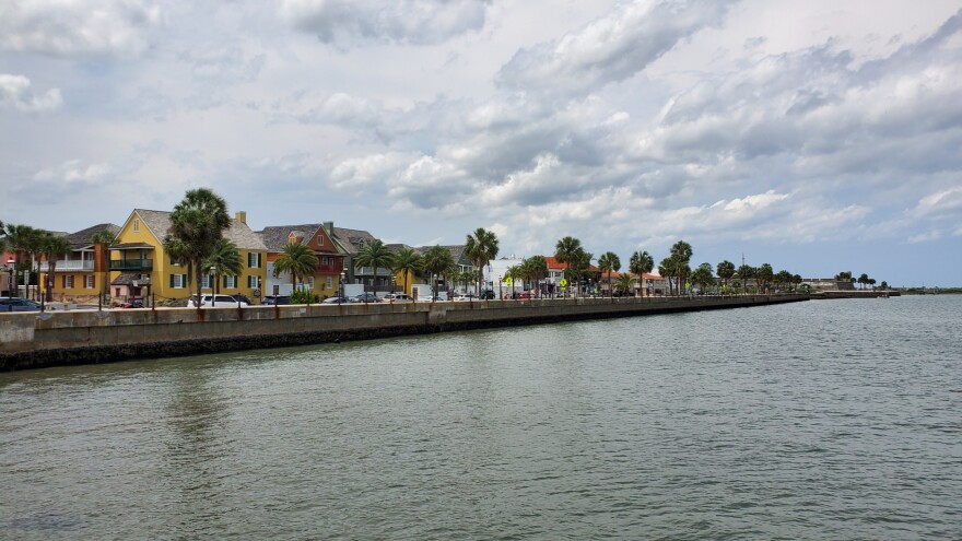 A view of Downtown St. Augustine Sunday as seen from the western base of the Bridge of Lions.