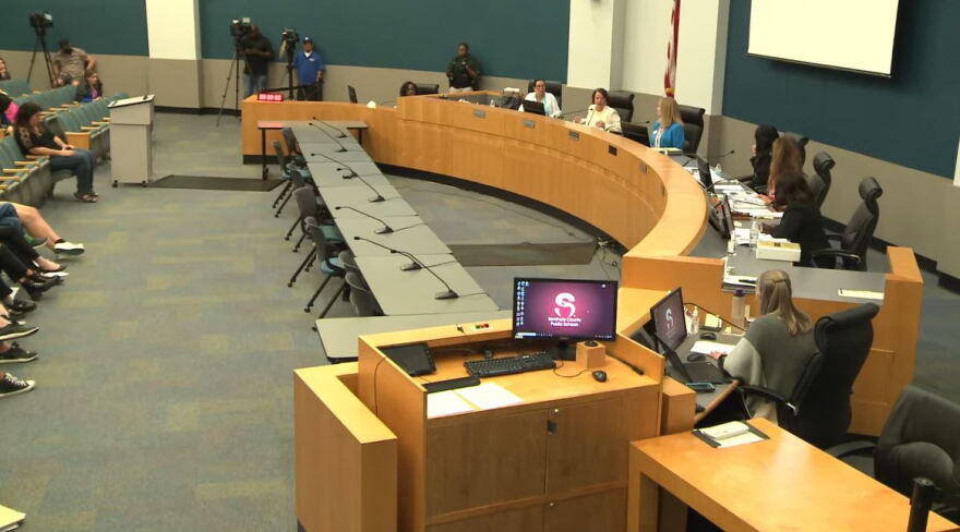  The Seminole County School Board voted unanimously to put disclaimer stickers in the yearbook, rather than cover up the images.