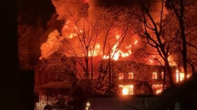 Dessie Scott School on fire last week.