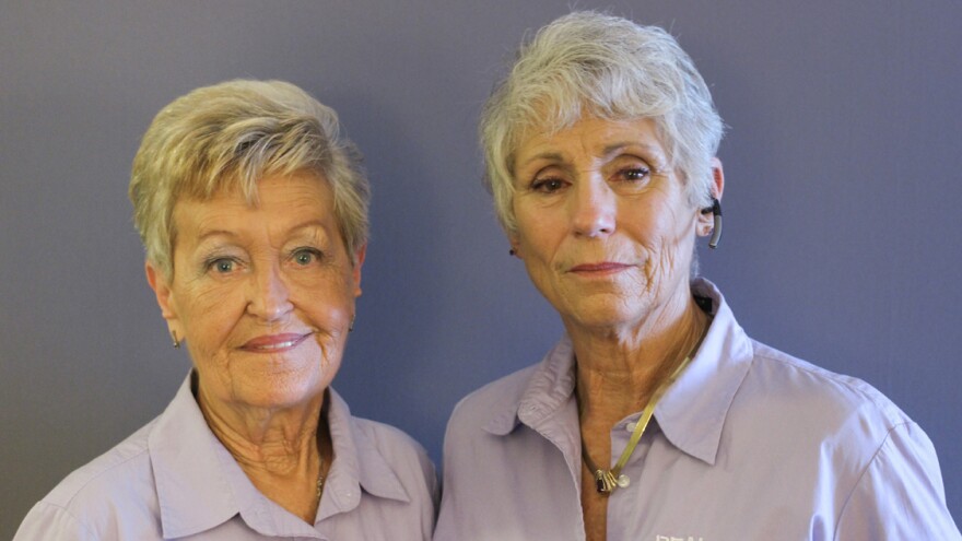 Sandi Talbott and Idella Hansen, on their recent visit with StoryCorps.