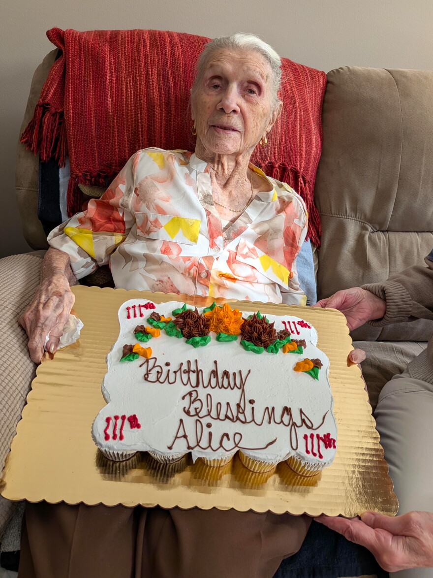 Alice Lesko celebrates her 111th birthday Thursday, Oct. 8. 2026.