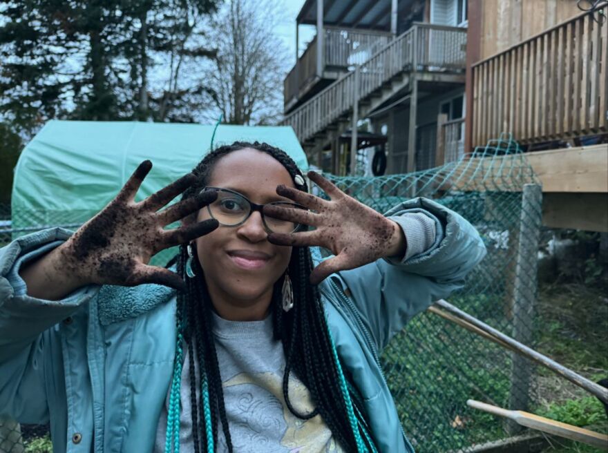 Fatima-Ayan Malika Hirsi, 37, is a poet from Dallas. Her work often covers topics about community, motherhood and political grief.