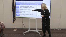 Indiana Secretary of Education Katie Jenner gave an overview of the state's new high school diploma Wednesday at the State Board of Education meeting.