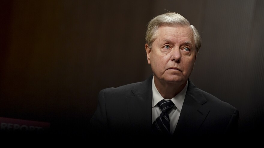 Chairman of the Senate Judiciary Committee Sen. Lindsey Graham, R-S.C., holds a hearing on Wednesday on the FBI's investigation of the 2016 Trump campaign and Russian election interference.