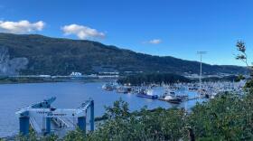 Kodiak’s waterfront, seen from Near Island, in September, 2022. (Kirsten Dobroth/KMXT)
