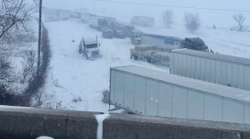Illinois State Police indicated close to 100 vehicles were involved a "mass collision" on Interstate 39 southbound near El Paso on Thursday afternoon.