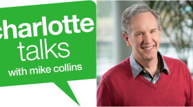 The Charlotte Talks logo and Mike Collins