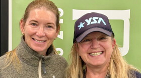 Youth Sports Alliance Development Director Ashley Laakso and Youth Programs Director Heather Sims