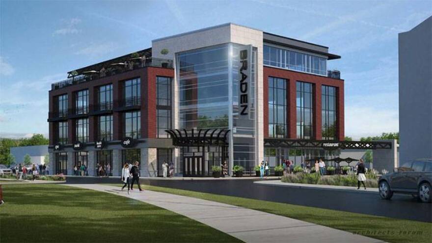Braden Business Systems' plans include building a 35,000-square-foot, four-story building and bringing more than 70 jobs to downtown Fishers.