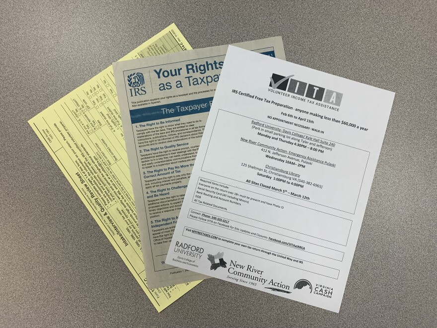 VITA tax forms
