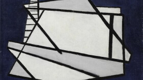 Untitled (Blue and White), 1938. Ralston Crawford. Courtesy of the Vilcek Foundation