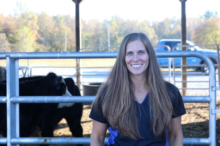 Megan Clegg is an agriculture teacher at Northwest High School. When she realized her students should have more hands-on experience with what they were learning, Clegg began to work for a small farm for students. Now she has the farm, and students get to work with some livestock throughout the year.