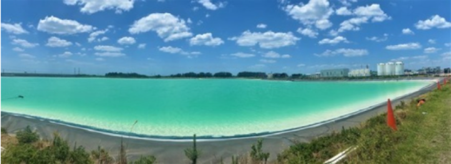 More than 200 million gallons of water from a reservoir was released beginning in late March. ( photo by: Florida Department Of Environmental Protection)