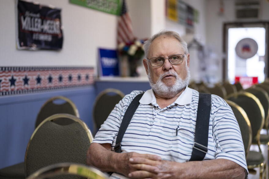 Dan Smicker is a retired teacher and former chair of the Clinton County Republicans. (Chris Bentley/Here & Now)