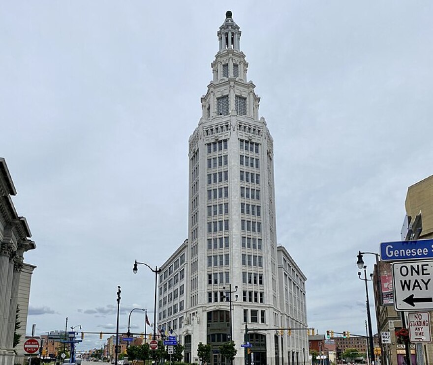 The Electric Tower and Roosevelt Plaza is once again the site of Buffalo's New Year's Eve Ball drop. Ringing in 2026 marks the event's 38th year.