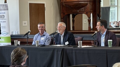 From L-R: Moderator Dr. Stephanie Lenhart, Ben Otto, Steve Burgos, Adam J. Richins