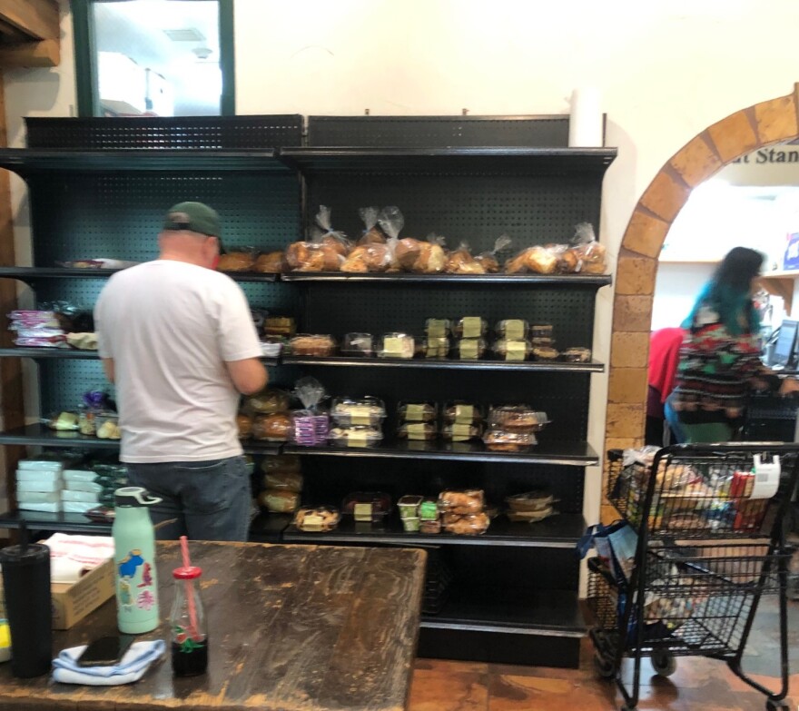 A client in Santa Barbara's Unity Shoppe.