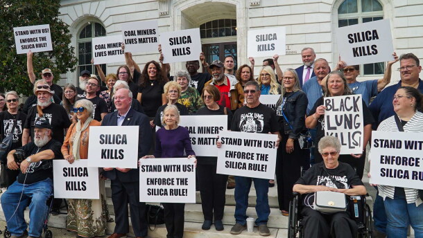 Appalachian policy groups, coal miners and family members rallied in Washington D.C. on Wednesday.