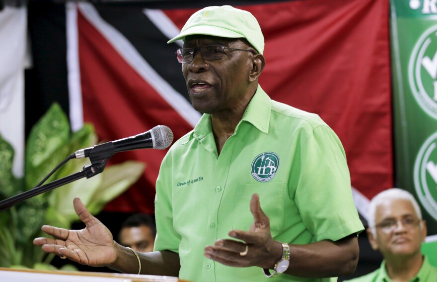 Former FIFA Vice President Jack Warner discussed records he has amassed about financial dealings in the embattled organization Wednesday.