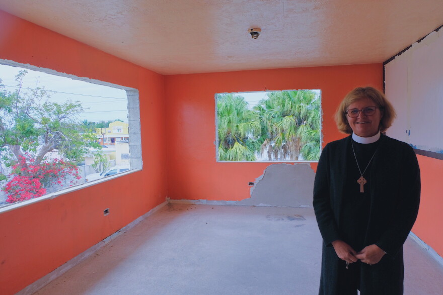 The Rev. Debra Andrew Maconaughey of St. Columba Episcopal Church in Marathon, which is rehabbing a 16-unit apartment complex.