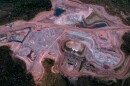FILE - A mine operated by Serra Verde Mining digs for rare earth elements including neodymium, praseodymium, terbium and dysprosium, which are essential for the production of permanent magnets, in Minacu, Goias state, Brazil, July 28, 2025.