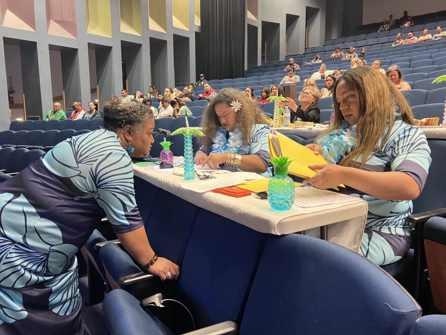 The first Miss Alaska Pacific Island pageant was held at UAA's Wendy Williamson Auditorium. Contestants had to dance, sing, demonstrate cultural knowledge and service to the community.