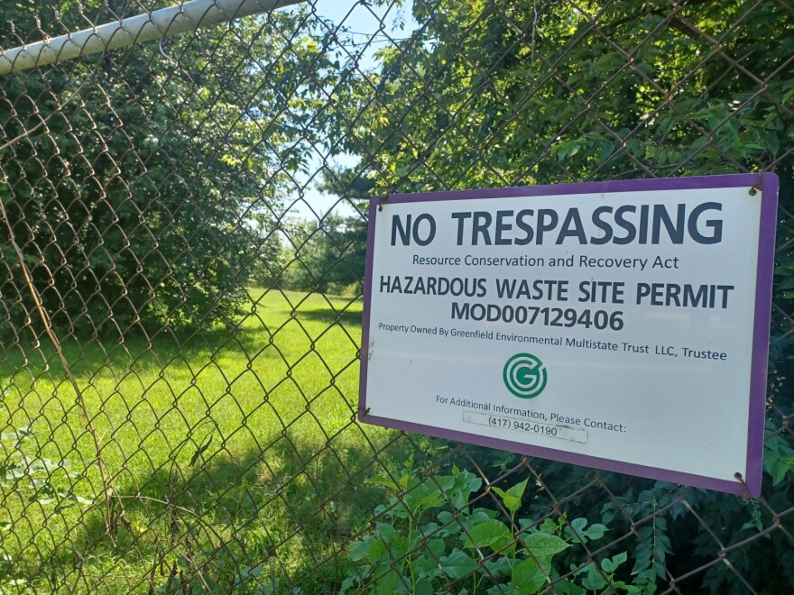 The former Kerr-McGee site in west Springfield (photo taken August 21, 2023)