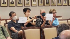 A handful of community members and WBAA listeners attended the Purdue University Board of Trustees meeting Wednesday to ask questions and raise their concerns about the impending deal.