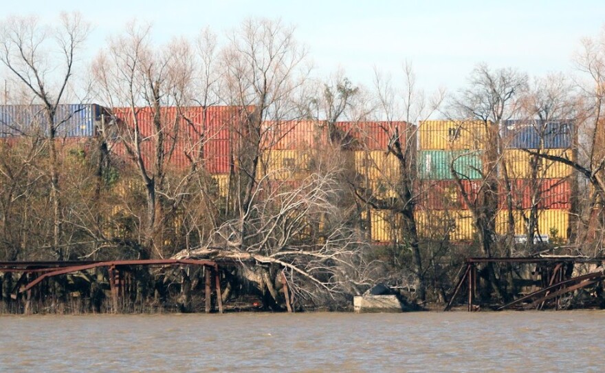 As shipping technology advanced, in particular the containerization of cargo, many outdated wharves at the Port of New Orleans have fallen into disuse.