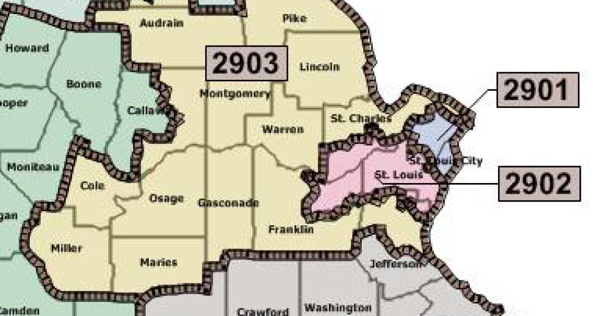 Mo Senate Panel Oks New Congressional Districts Stlpr Missouri 17th Senate District Map 2022