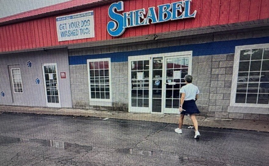 Diane took some rescued dogs to Sheabel Veterinary Hospital in Lexington.