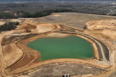 An aerial view of US Strategic Metals' tailing pond for mineral production at its Fredericktown hydrometallurgical facility.