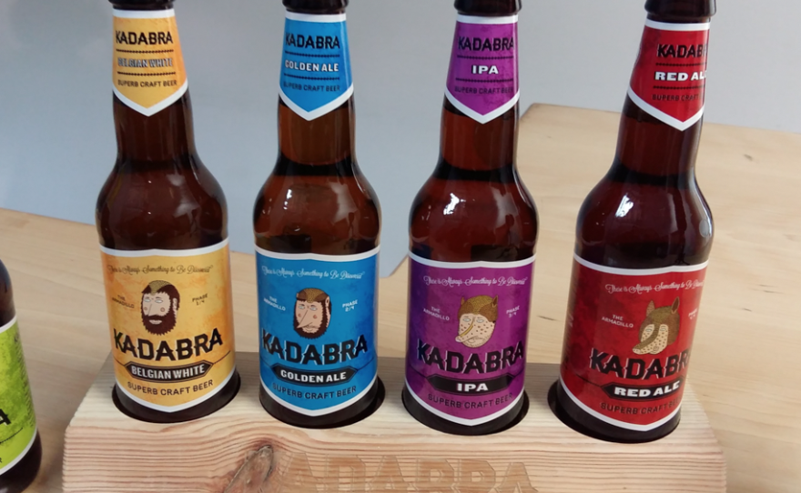 Kadabra beer, in the brewery warehouse in León, northern Spain. This brewery was founded two years ago by a group of friends who grew up in Spain's tiny hops-growing region.